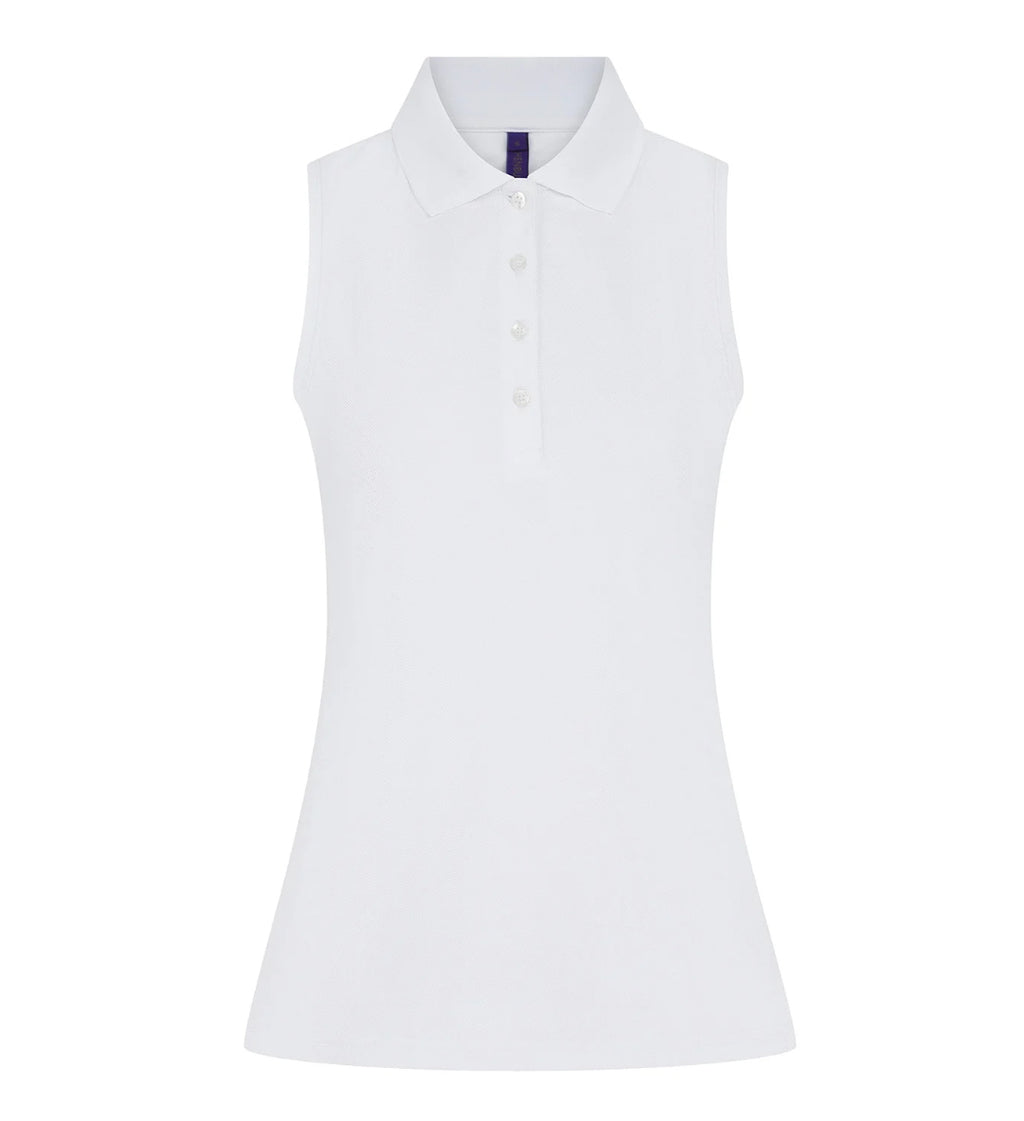 Ladies Sleeveless Polo