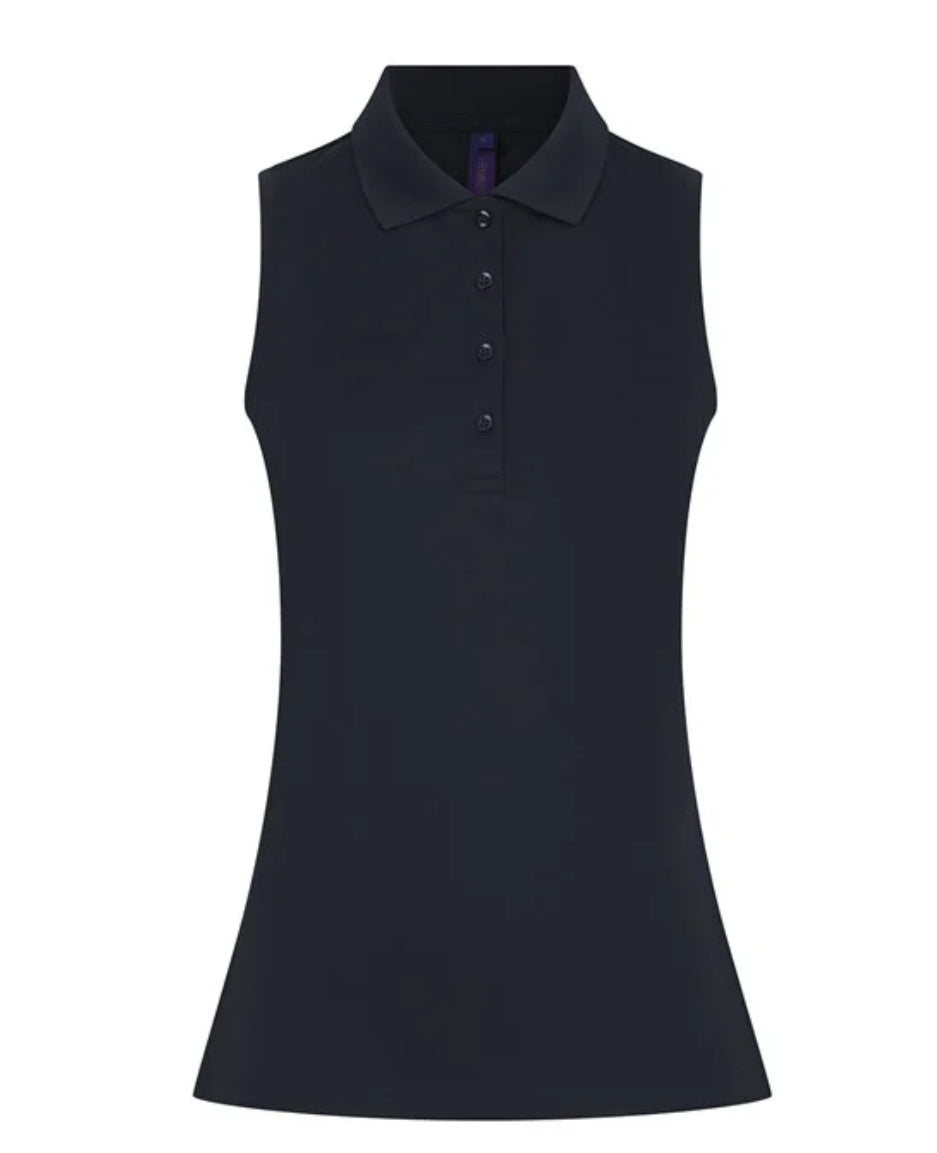 Ladies Sleeveless Polo
