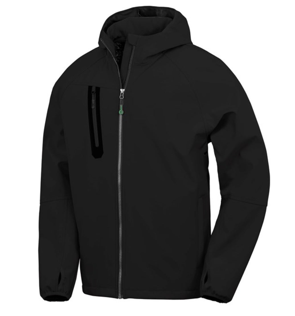 Recycled Hooded Soft Shell Jacket