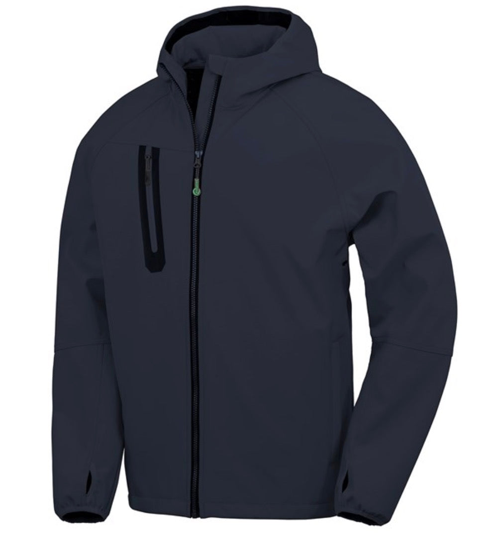 Recycled Hooded Soft Shell Jacket