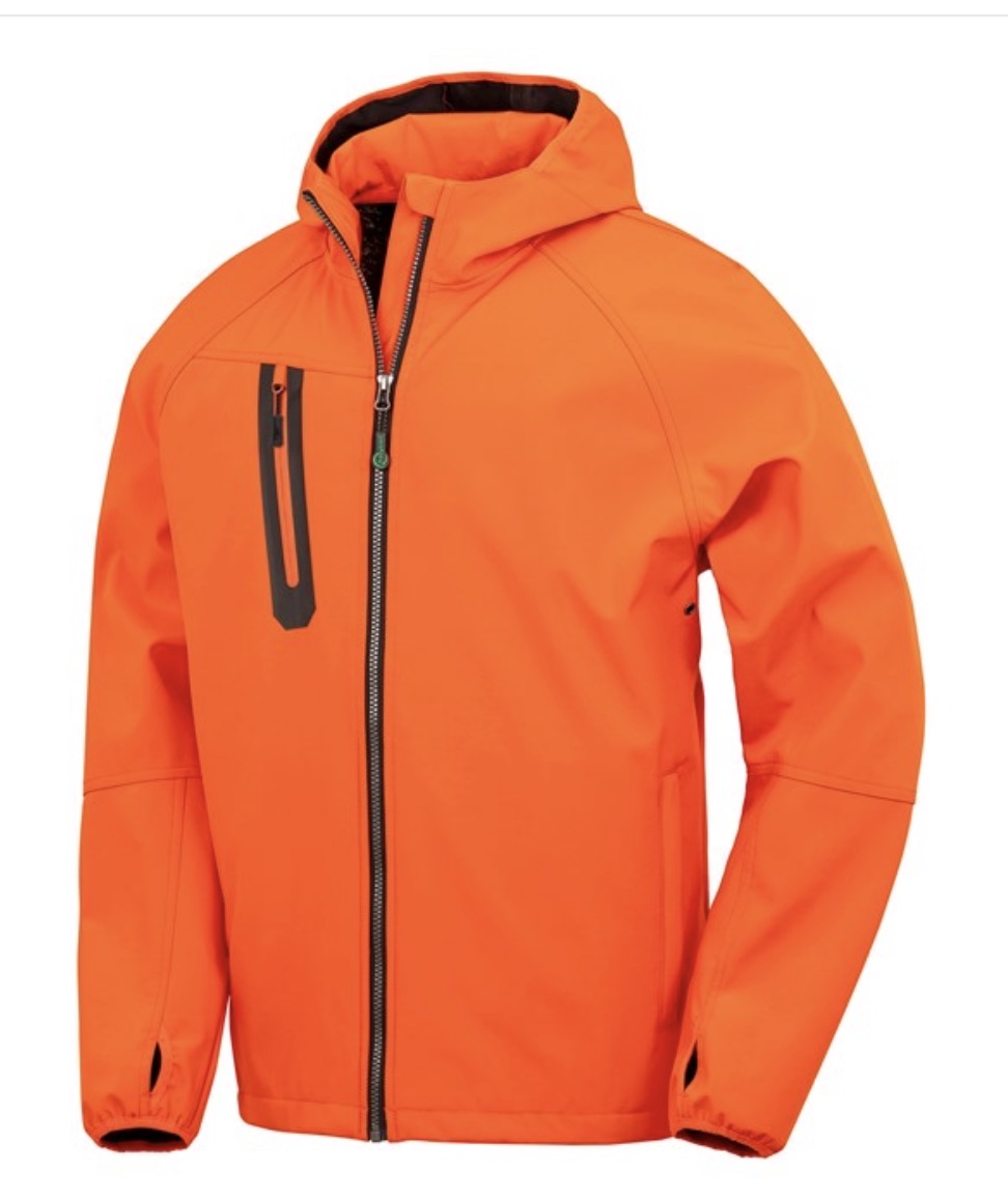 Recycled Hooded Soft Shell Jacket
